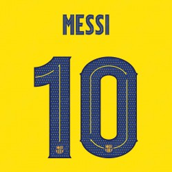 Messi 10 (OFFICIAL FC BARCELONA 2019/20/21 Cup Competition Away NAME AND NUMBERING - PLAYER VERSION)